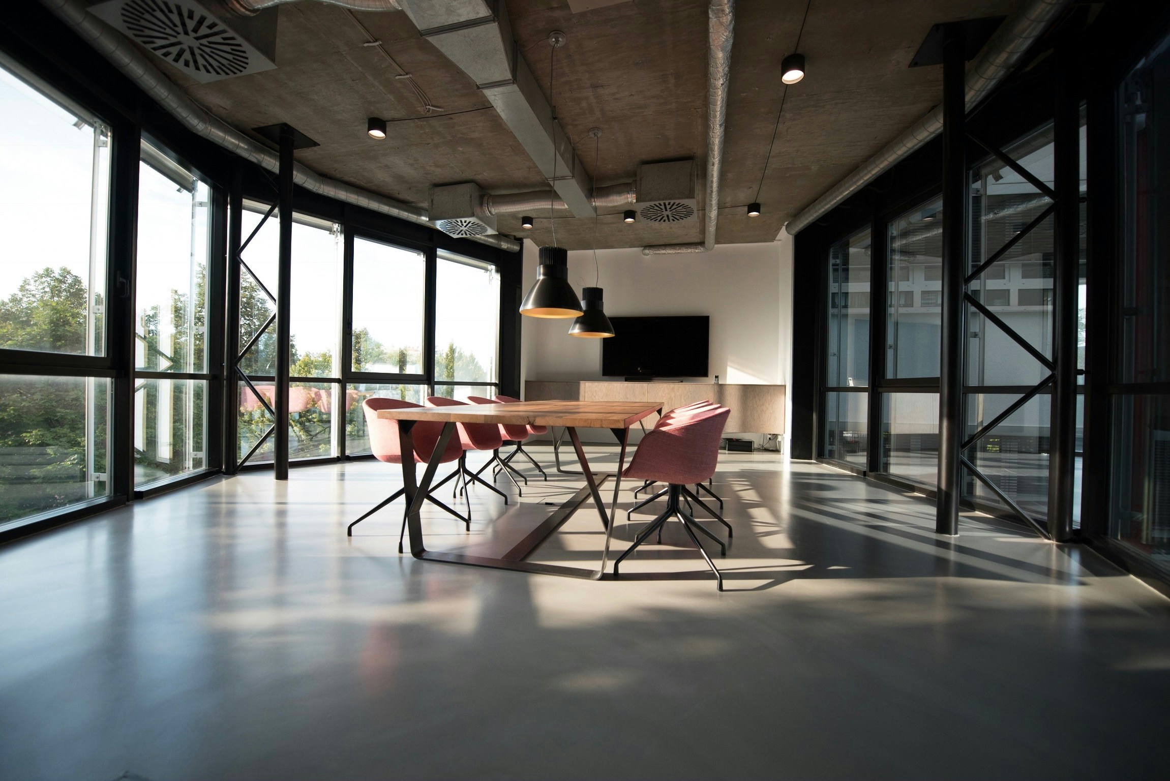Moderne werkplaats voor prefabricage